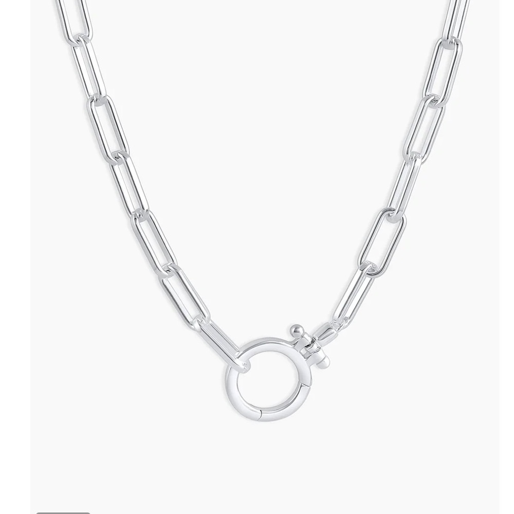 Parker Necklace - silver plated